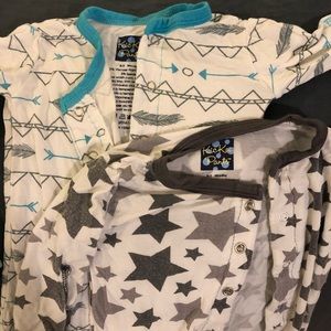 KicKee Pants & Kyte Pajamas 0-3 months